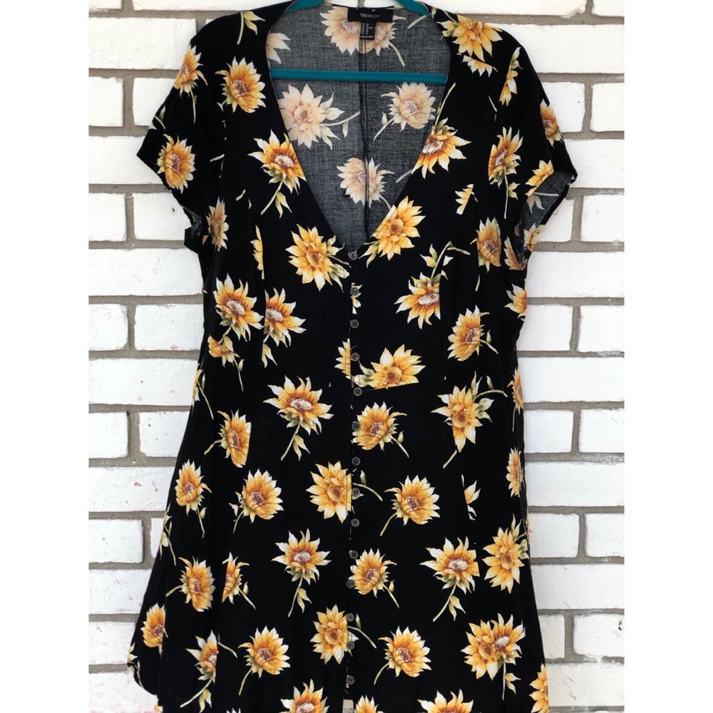 XXI Sunflower mini dress